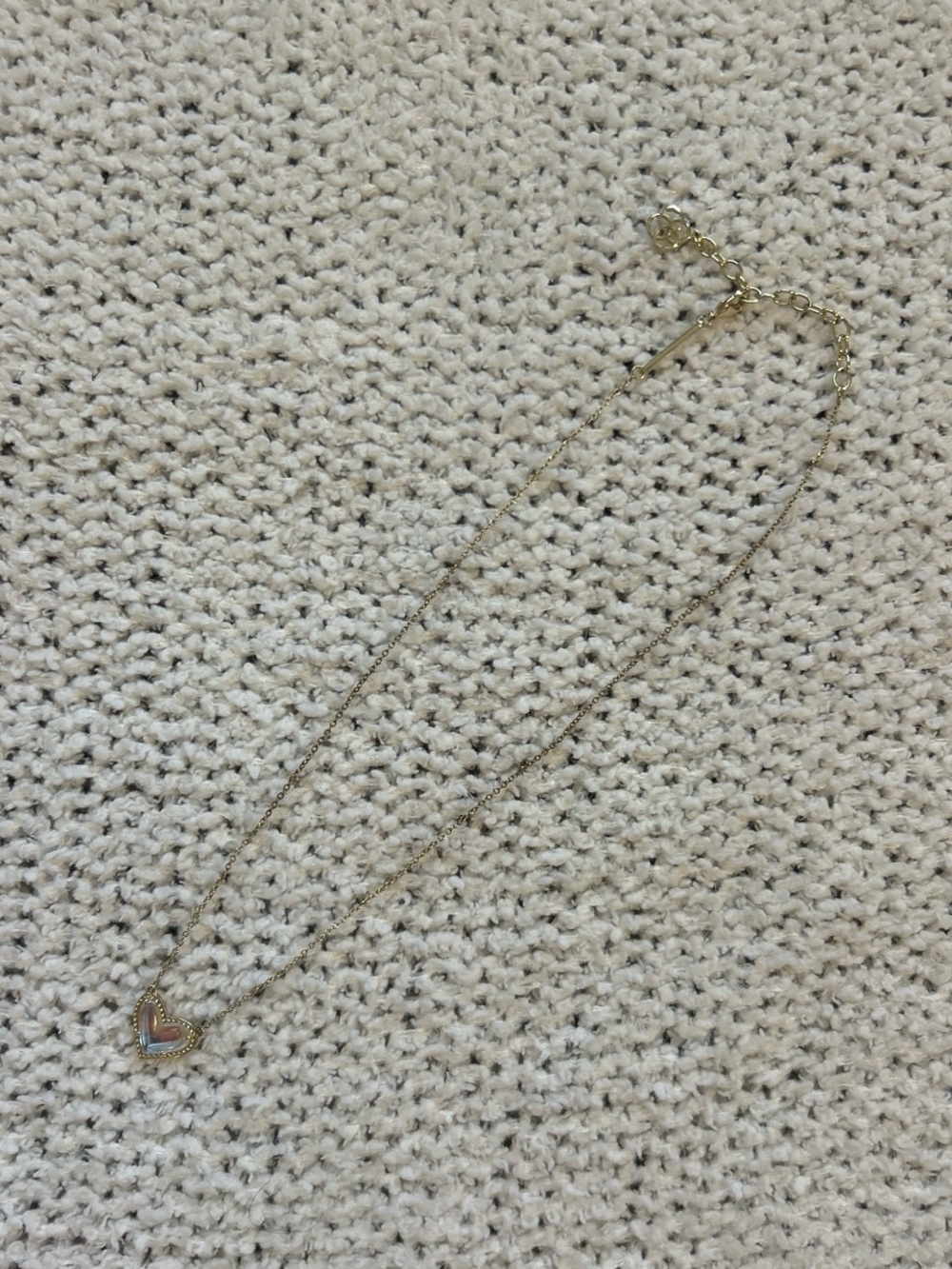 Kendra Scott Gold Heart Pendant Necklace with Heart Pendant 💿✨🫶